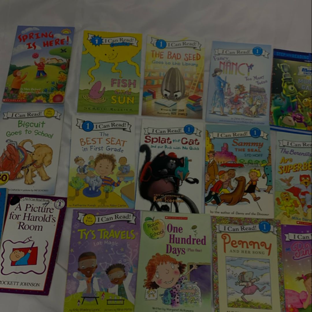 Lot of 16 I CAN READ first level beginning readers scholastics books.