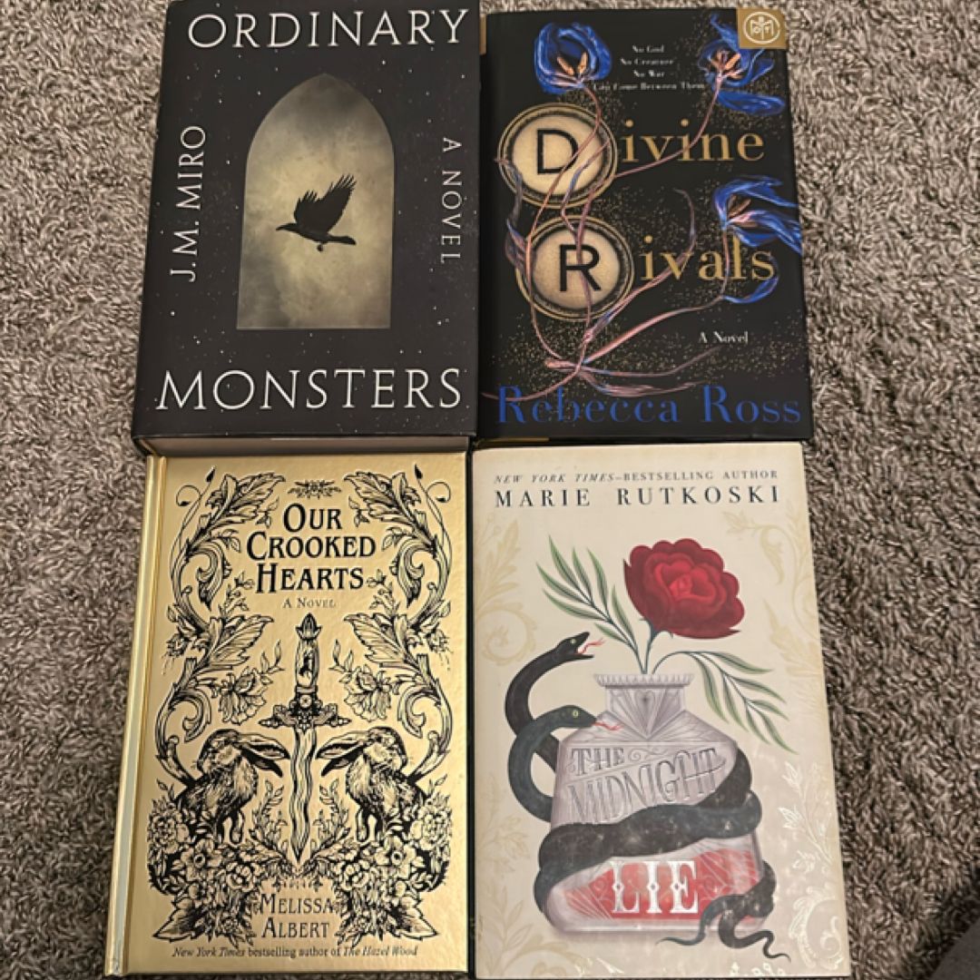 Fantasy Bundle: Ordinary Monsters/Divine Rivals/Our Crooked Hearts/The Midnight Lie