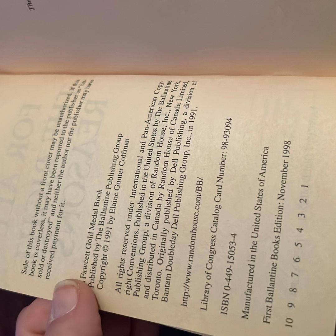 For All the Right Reasons