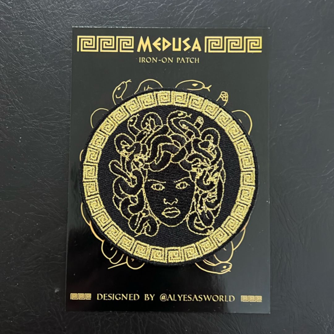 Medusa Iron-On Patch - FairyLoot January 2021 YA Box Exclusive Item