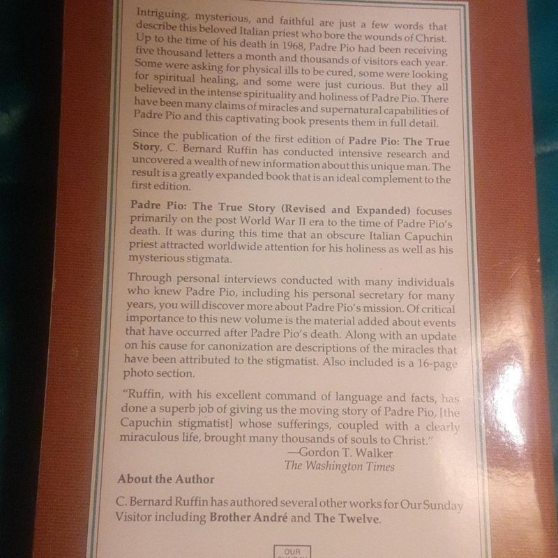 Padre Pio The True Story by Bernard Ruffin, Paperback | Pangobooks