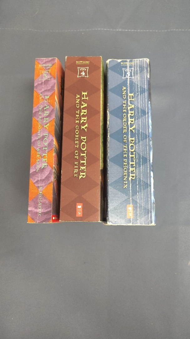Harry Potter Books 3,4,5 Paperback Lot Azkaban Goblet Order Phoenix Rowling