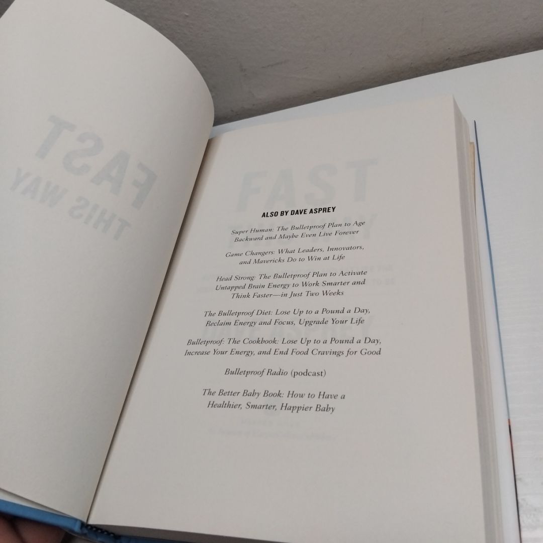 Fast This Way by Dave Asprey