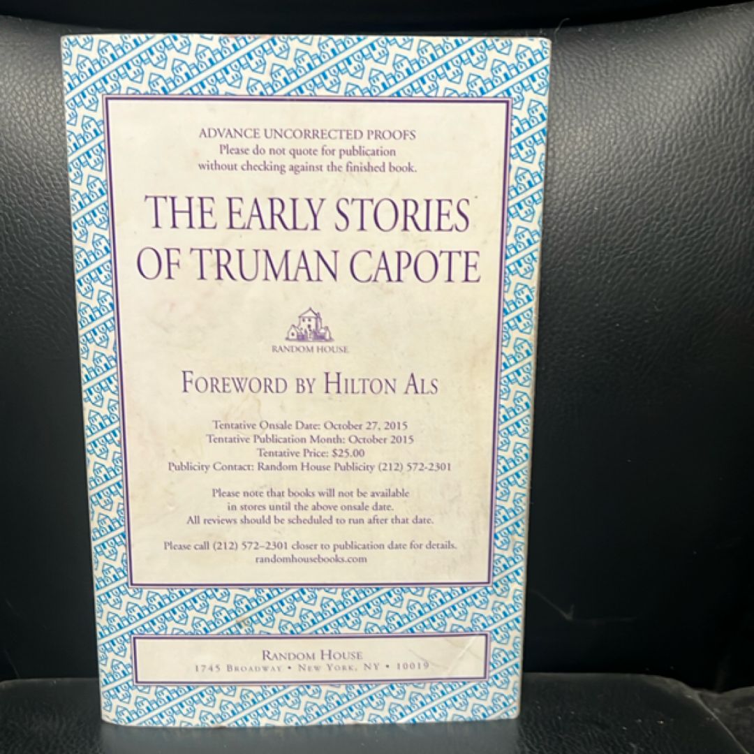 The Early Stories of Truman Capote