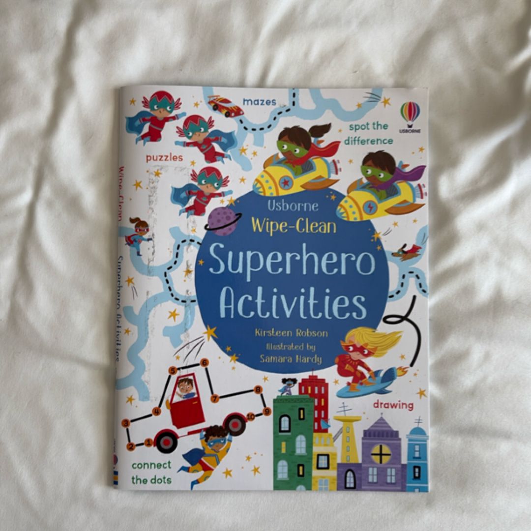 Wipe-Clean Superhero Activities