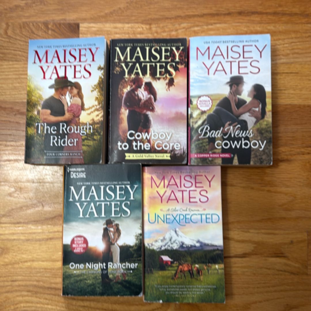 Lot of 5 paperback books by author Maisey Yates