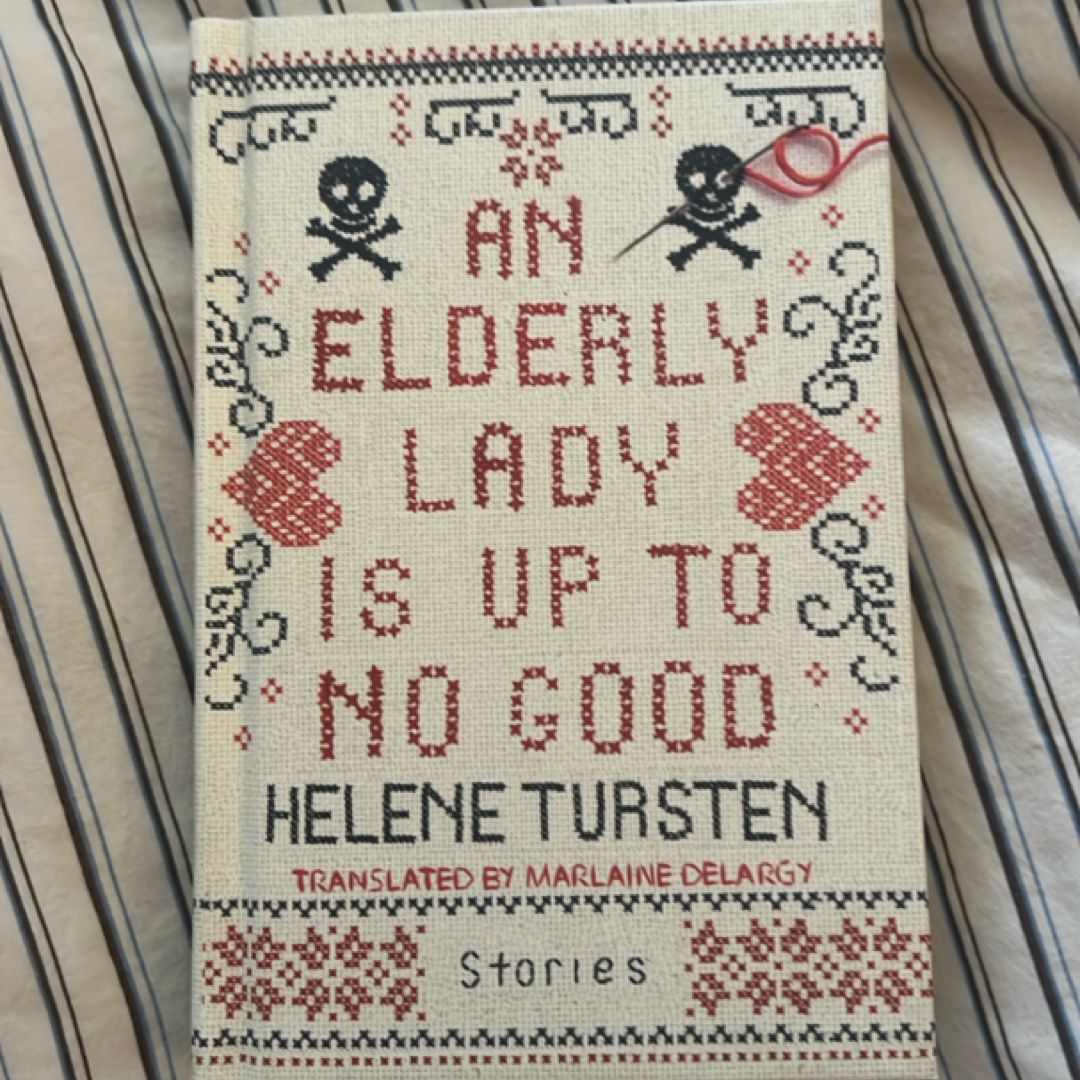 An Elderly Lady Is up to No Good