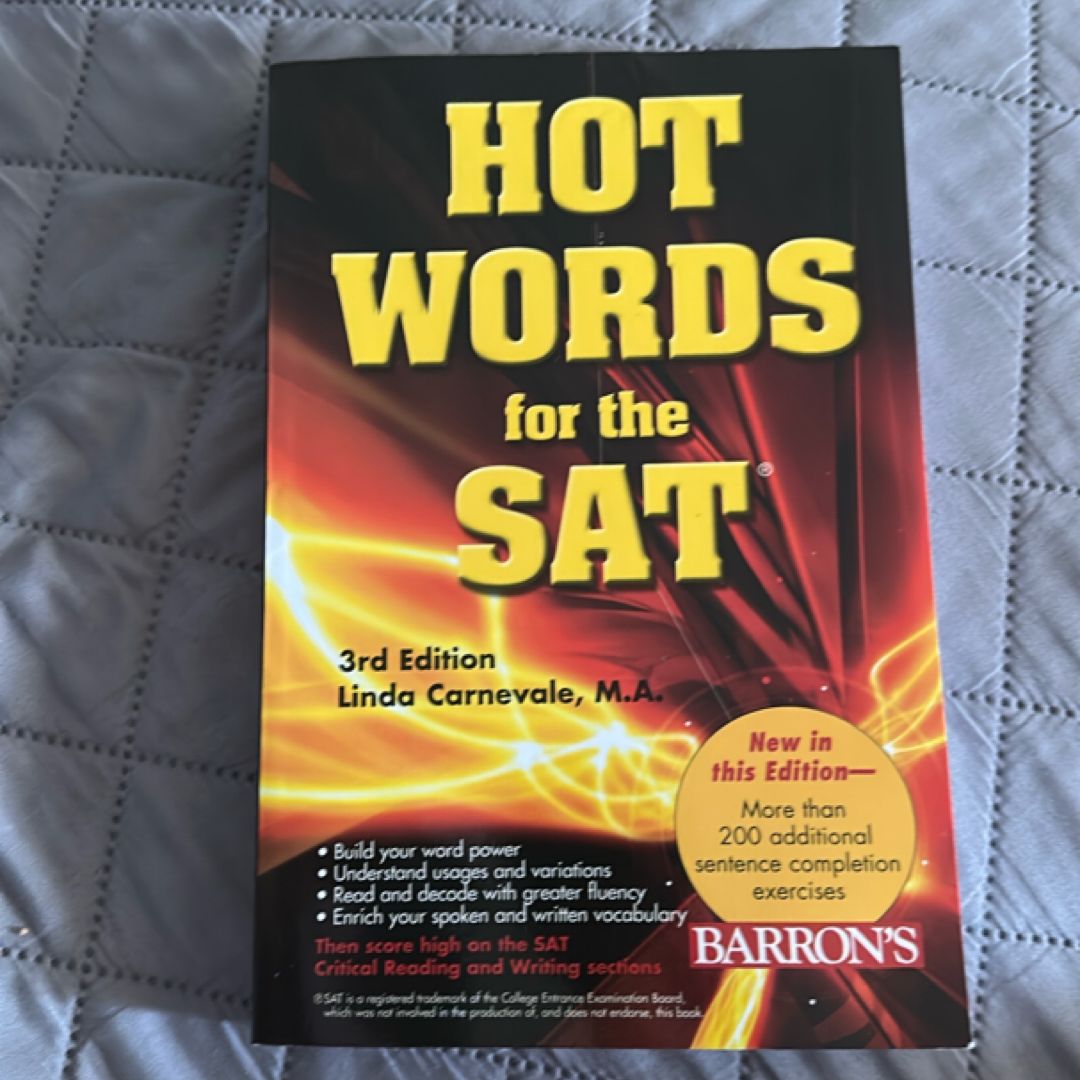 Hot Words for the SAT