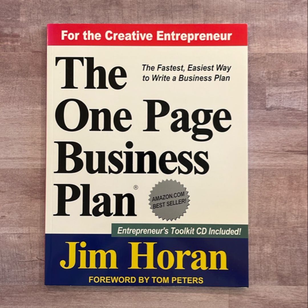 The One Page Business Plan
