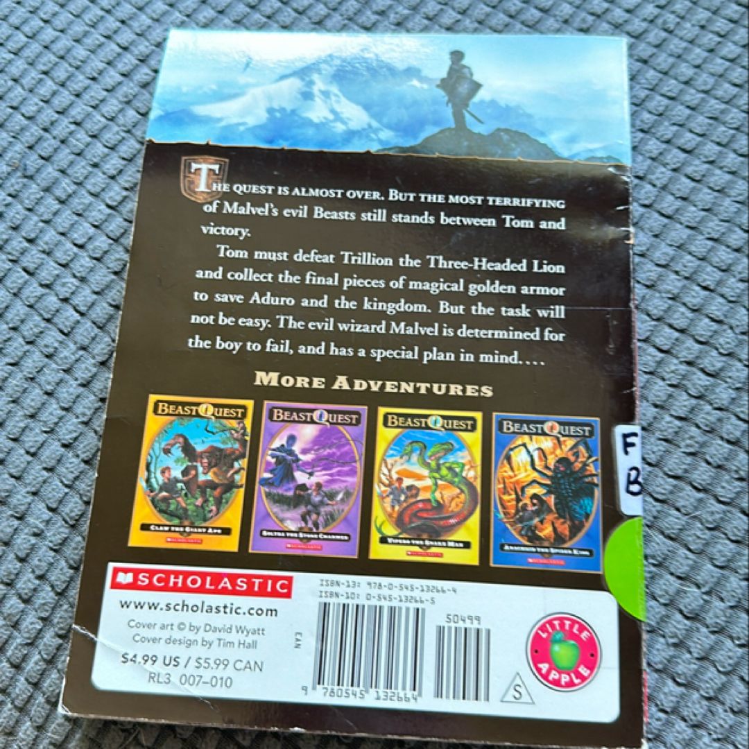 Beast Quest: Trillion the Three-Headed Lion