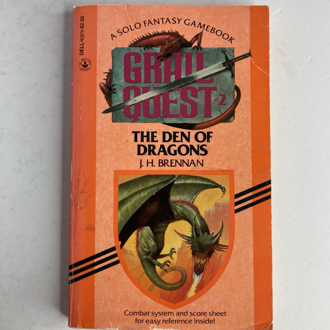 The Den of Dragons (Grail Quest #2) *VINTAGE*