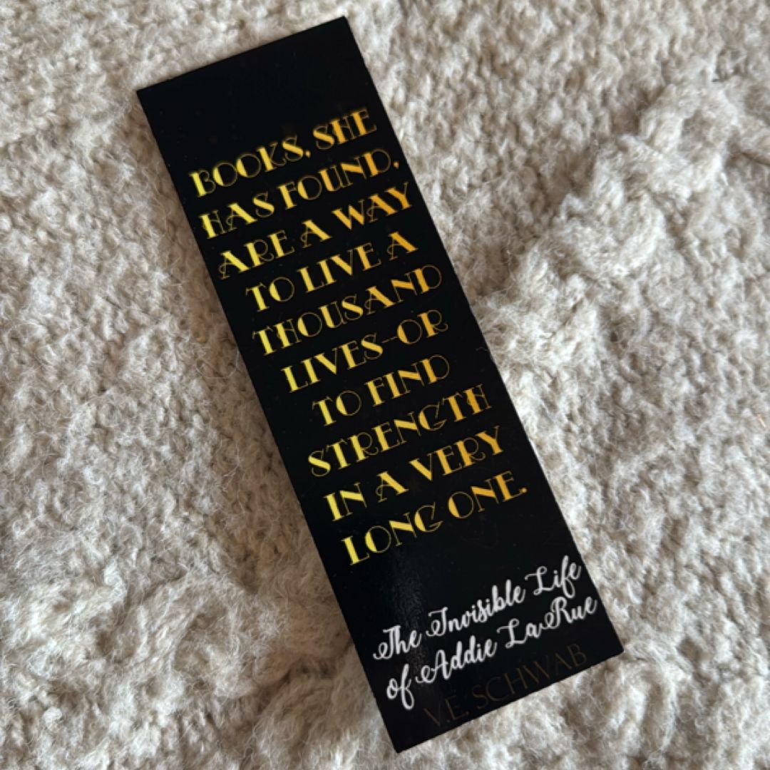 The Invisible Life of Addie LaRue bookmark