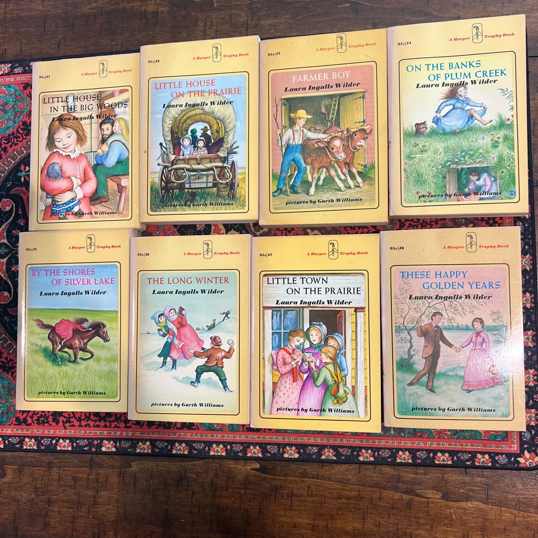 Little House on the Prairie 1971 box set 8 books