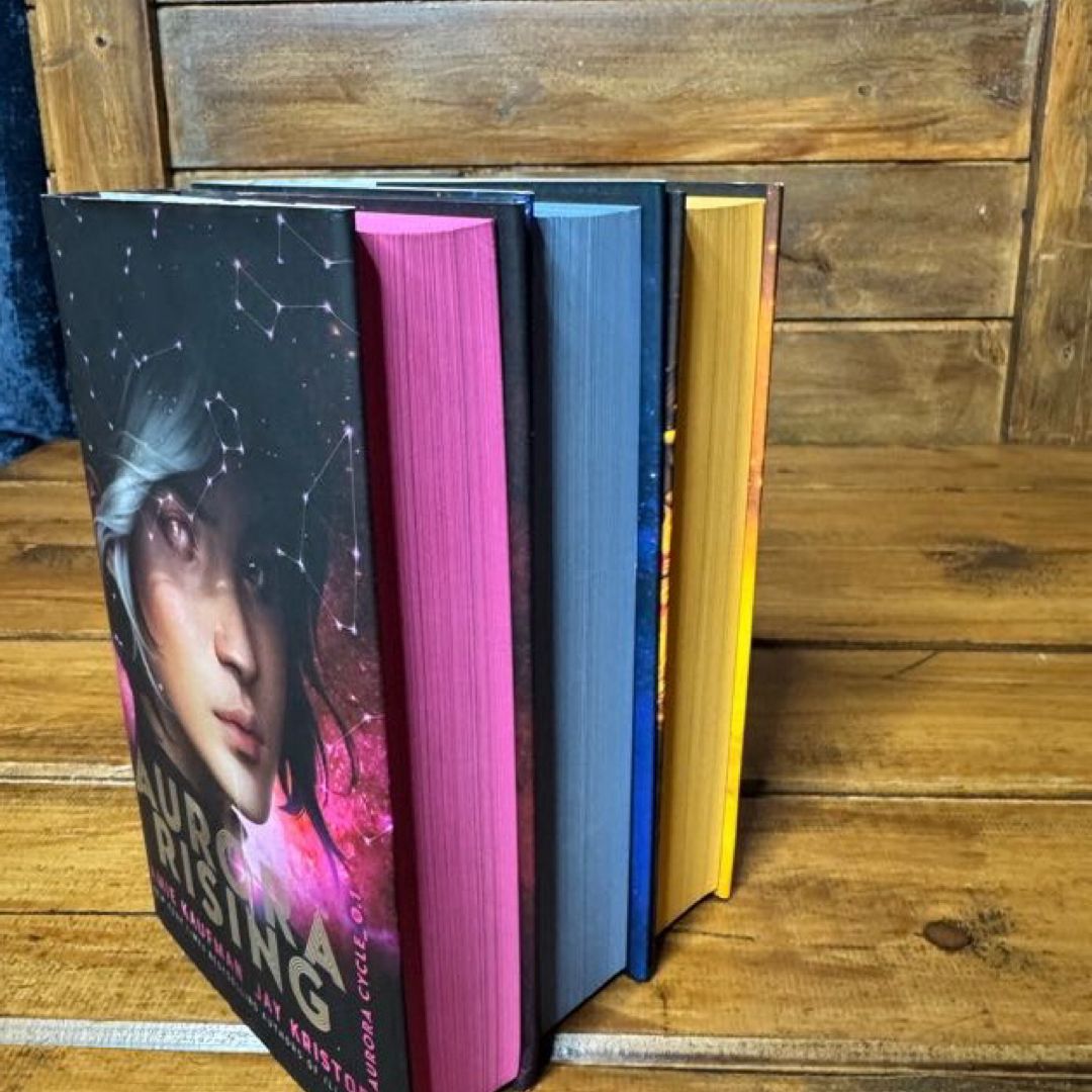 Aurora Rising Trilogy EXCLUSIVE SIGNED Illumicrate Edition (Aurora Rising, Aurora Burning, Aurora’s End)