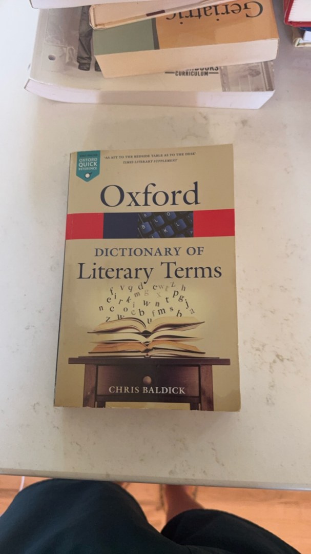 The Oxford Dictionary of Literary Terms