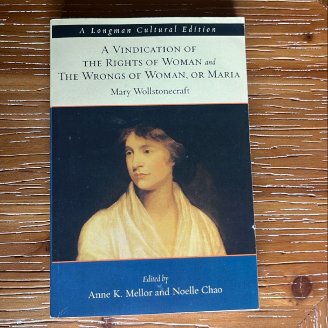 Vindication of the Rights of Woman and the Wrongs of Woman, a, or Maria
