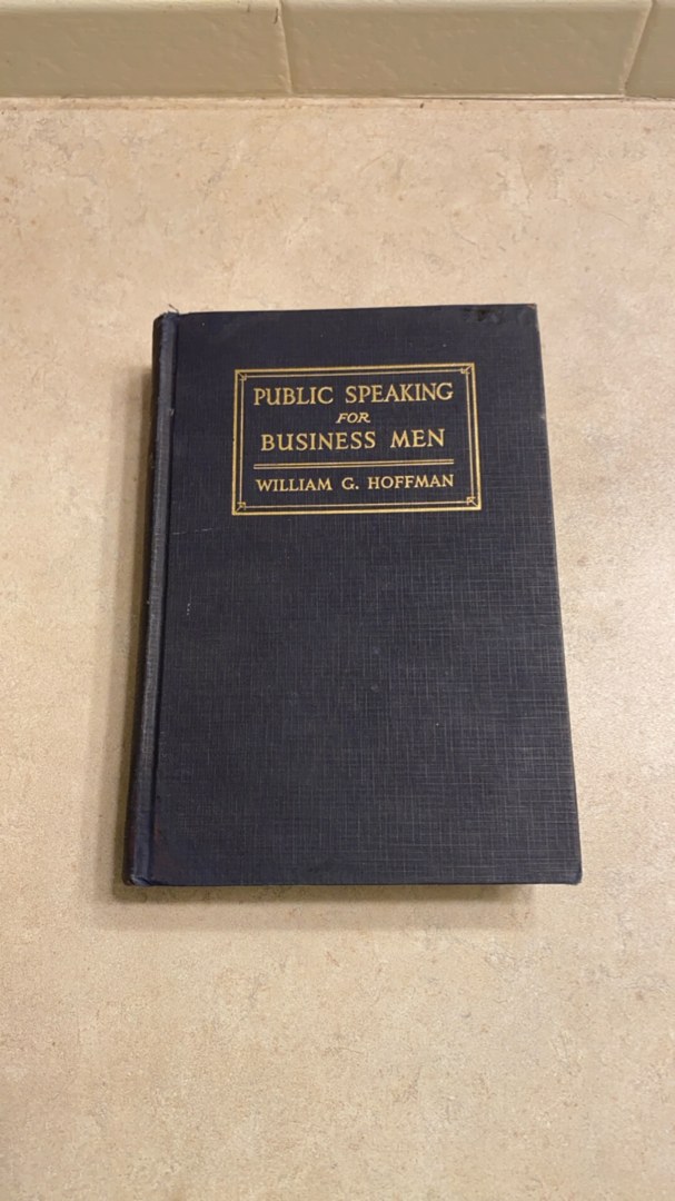 Public Speaking for Business Men