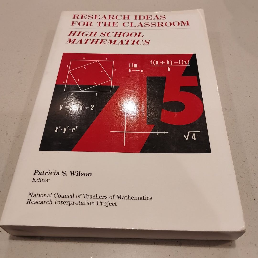 Research Ideas for the Classroom (First Printing 1993)