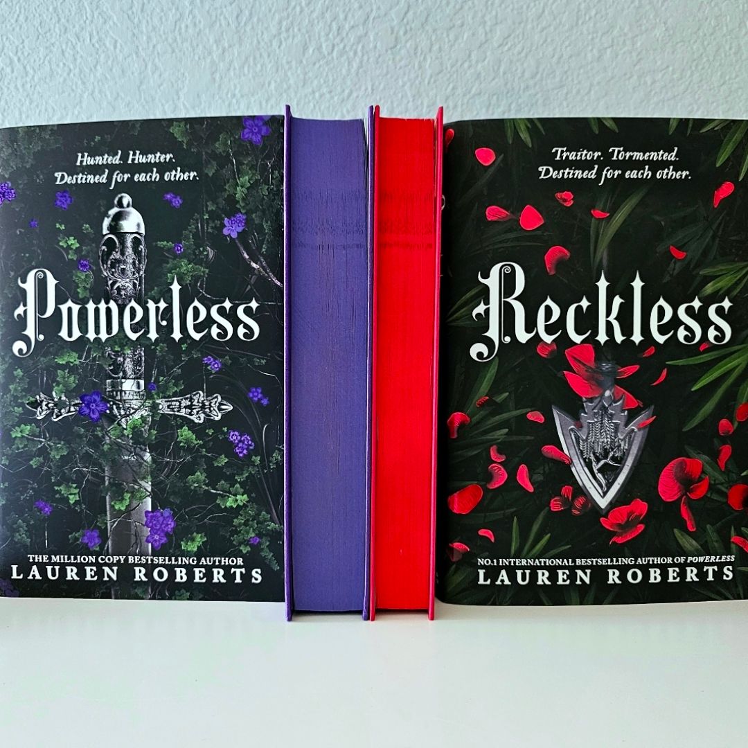 Powerless & Reckless Waterstones UK Exclusive Editions Sprayed