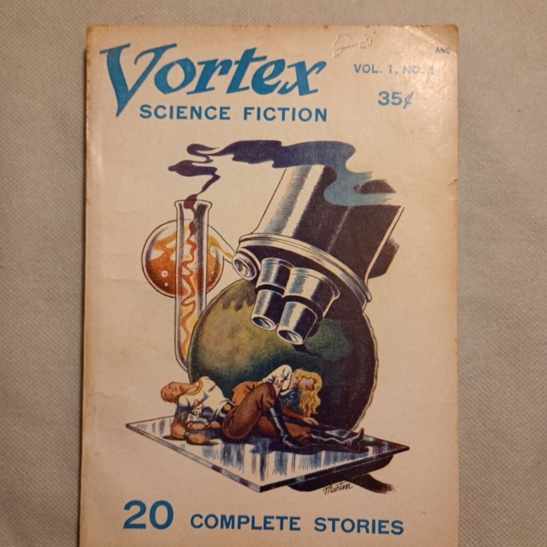 Vortex Science Fiction Vol.1 No.1 Digest Magazine 1953 20 Complete Stories 