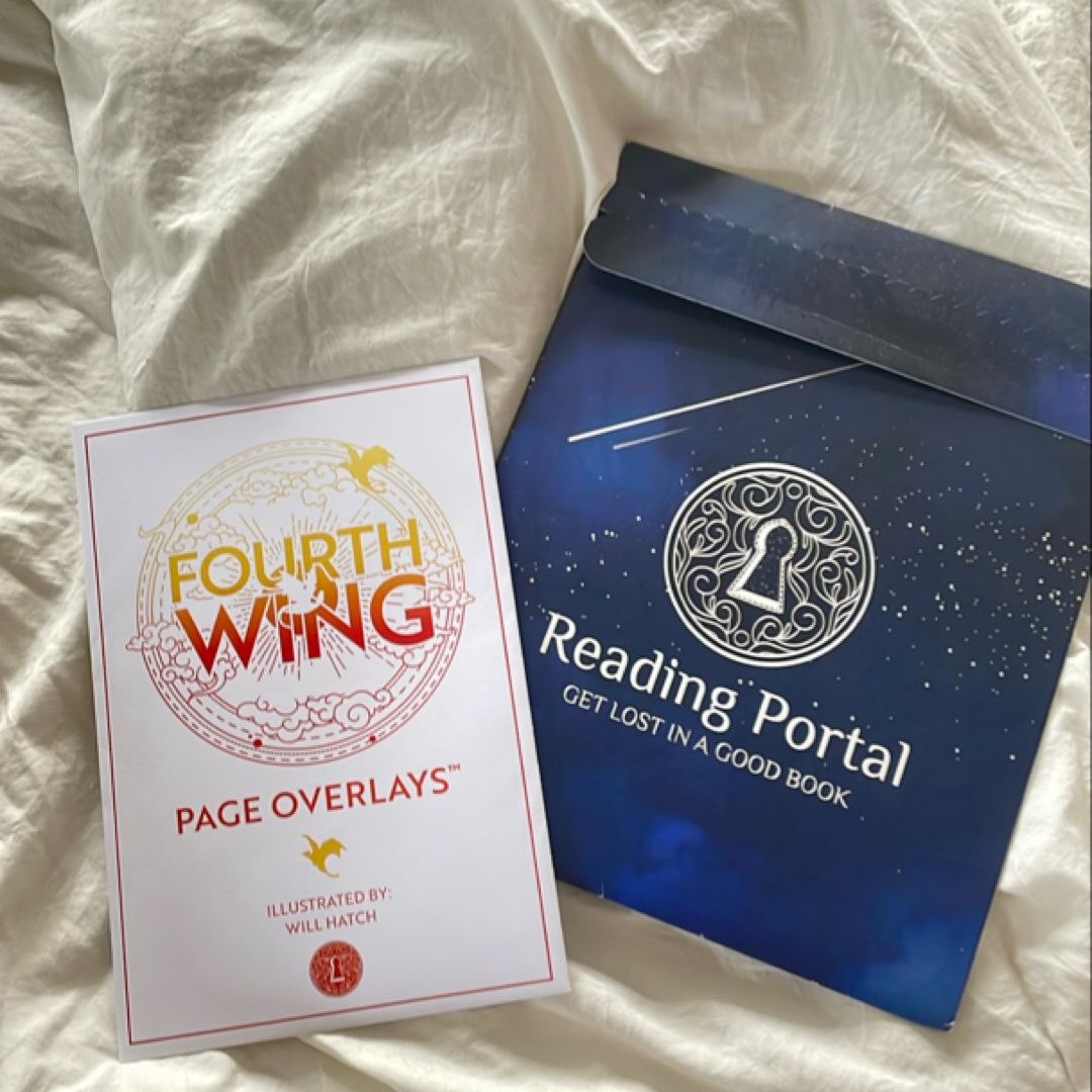 Pre-Ordered Fourth Wing Hardback Page Overlays