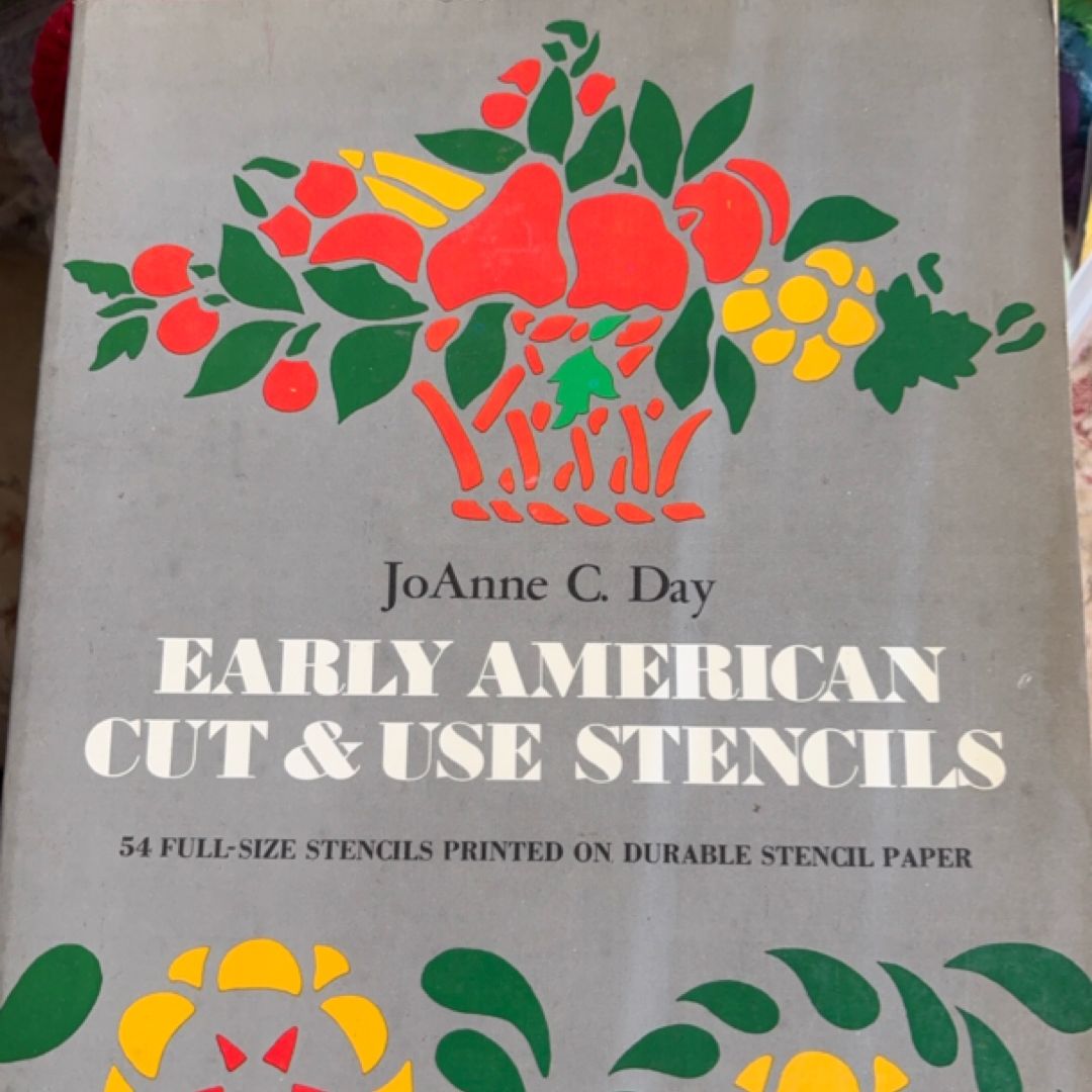 Early Americsb Cut & Ise Stencils, 1975, Vintage