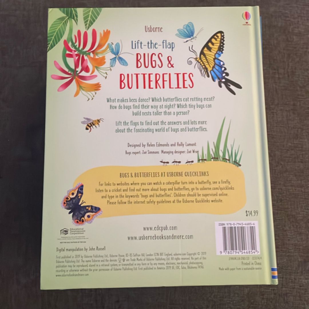Lift-The-Flap Bugs and Butterflies IR