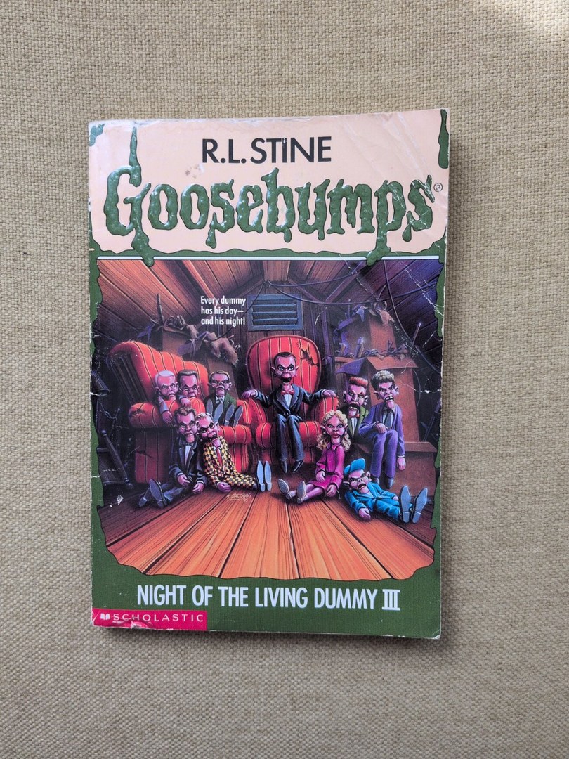 Goosebumps #40 Night of the Living Dummy III, vintage 1996 First Printing