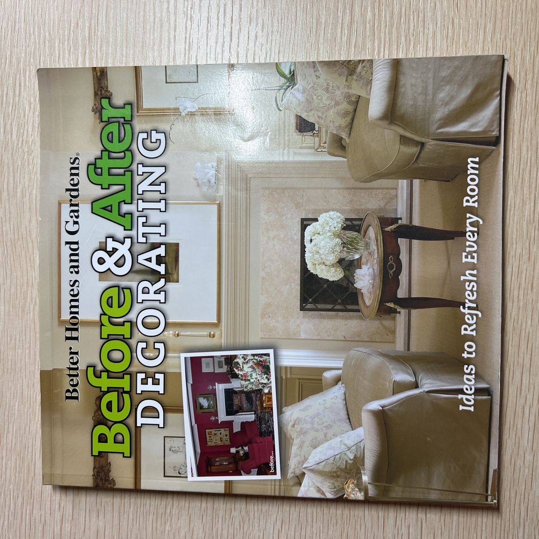 Before and after Decorating