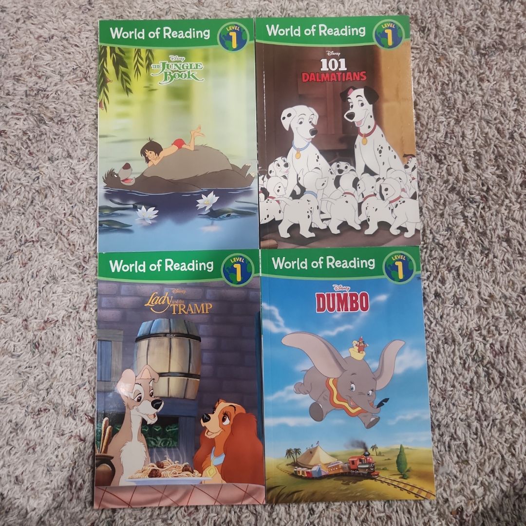 Dumbo, 101 Dalmatians, Lady and the Tramp, The Jungle Book