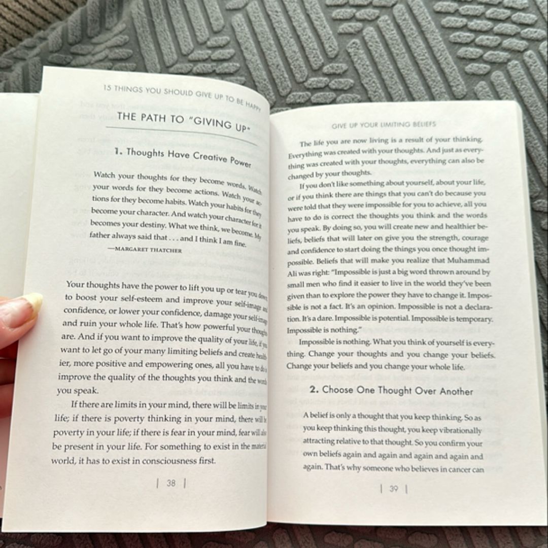 15 Things You Should Give up to Be Happy by Luminita D. Saviuc, Vishen ...