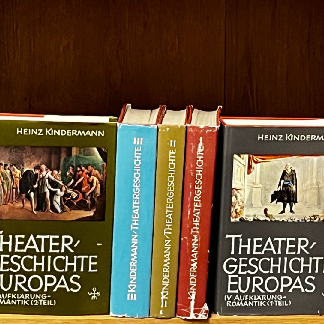 Theatergeschichte Europas History of Theater Heinz Kindermann 5 Vols Set 1966