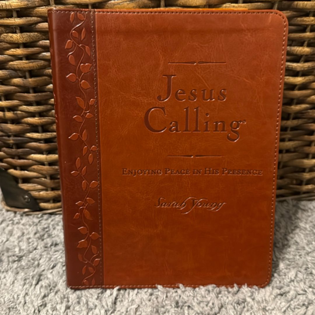 Jesus Calling: Enjoying Peace in His Presence (Comfort Size Print)