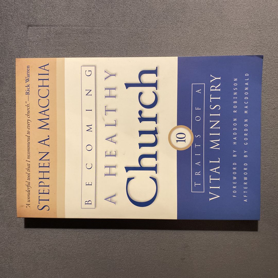 Becoming a Healthy Church