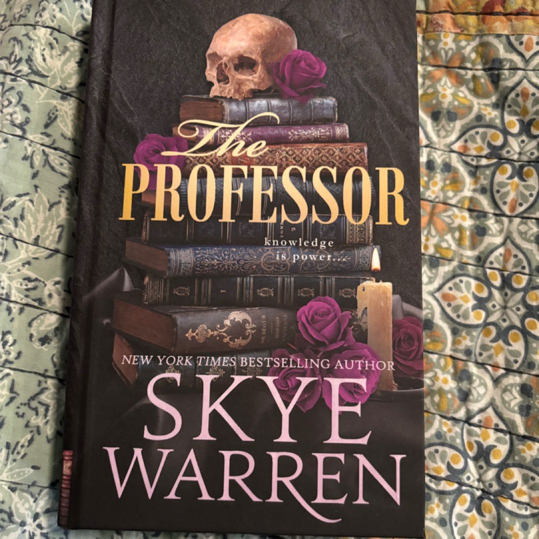 Signing edition of The Professor 