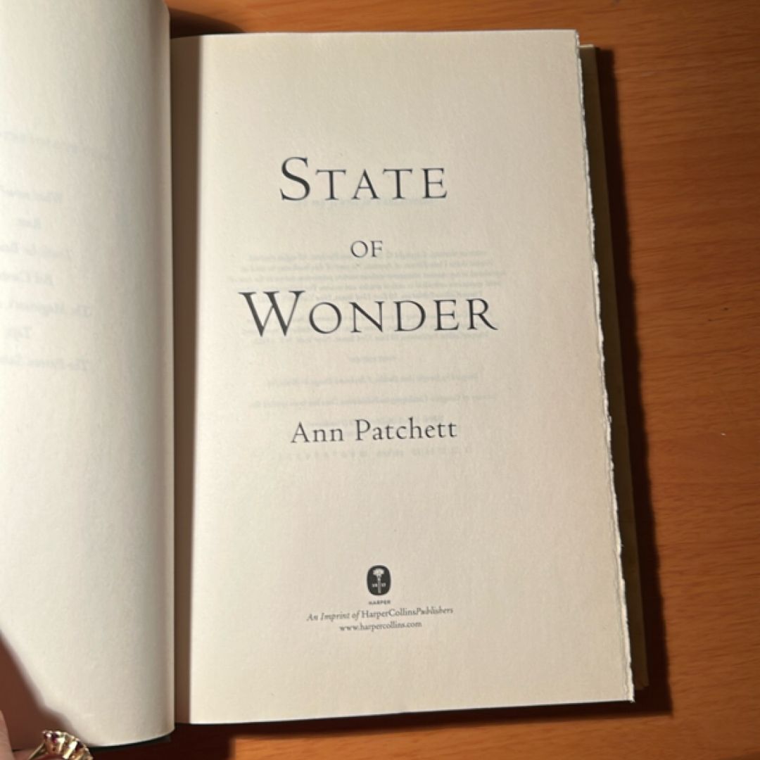 State of Wonder(1st Ed/1st)