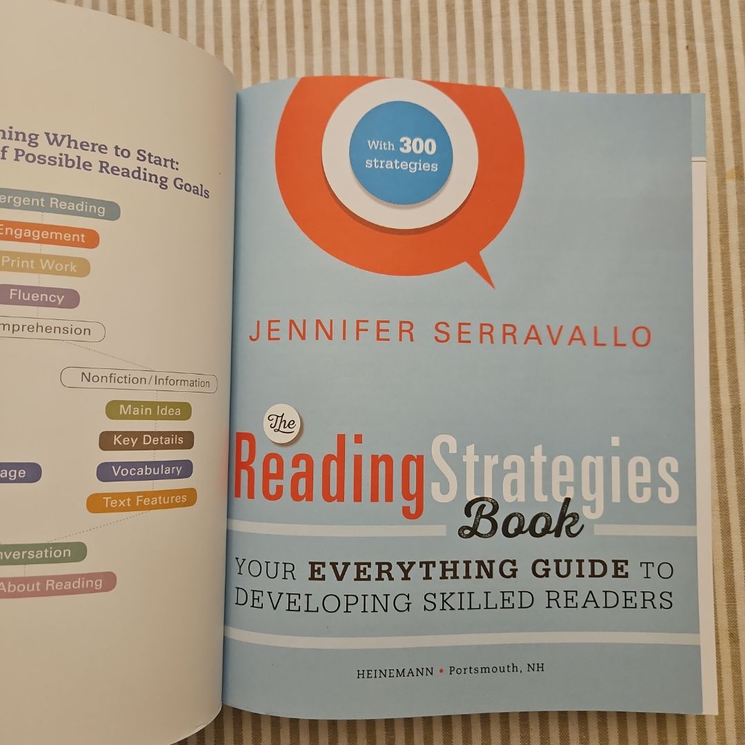 The Reading Strategies Book by Jennifer Serravallo