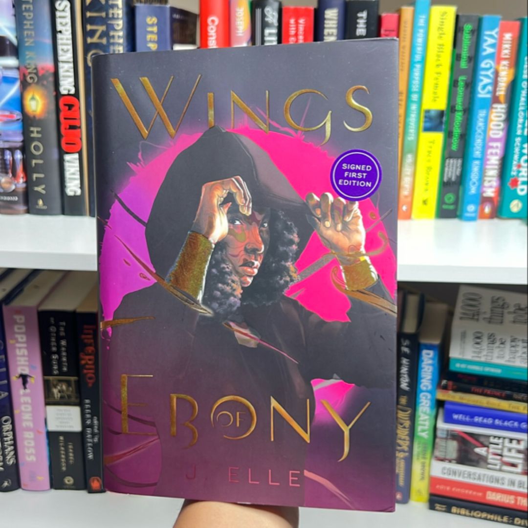 SIGNED 1ST EDITION Wings of Ebony