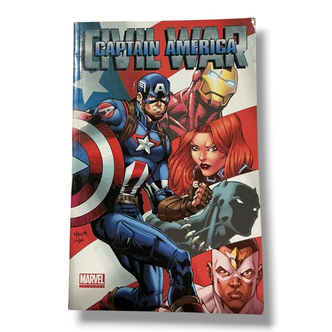 Marvel Civil War Captain America TPB Graphic Novel Avengers Iron Man Black Widow