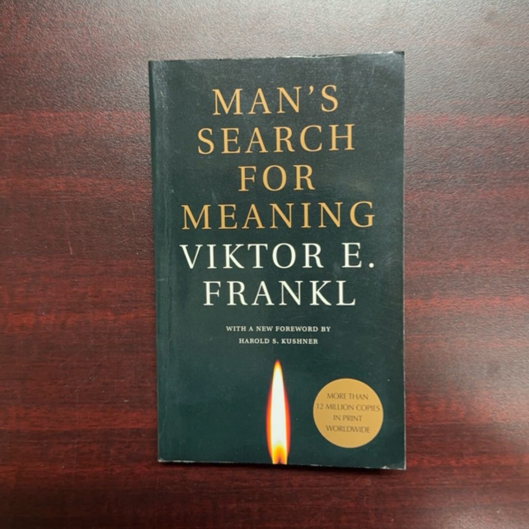 Man's Search for Meaning (OLD EDITION/OUT of PRINT)