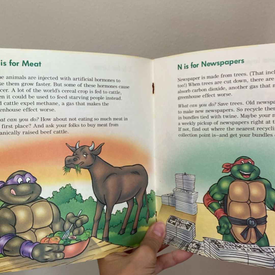 Teenage Mutant Ninja Turtles ABC's for a Better Planet by J. K. Rosser
