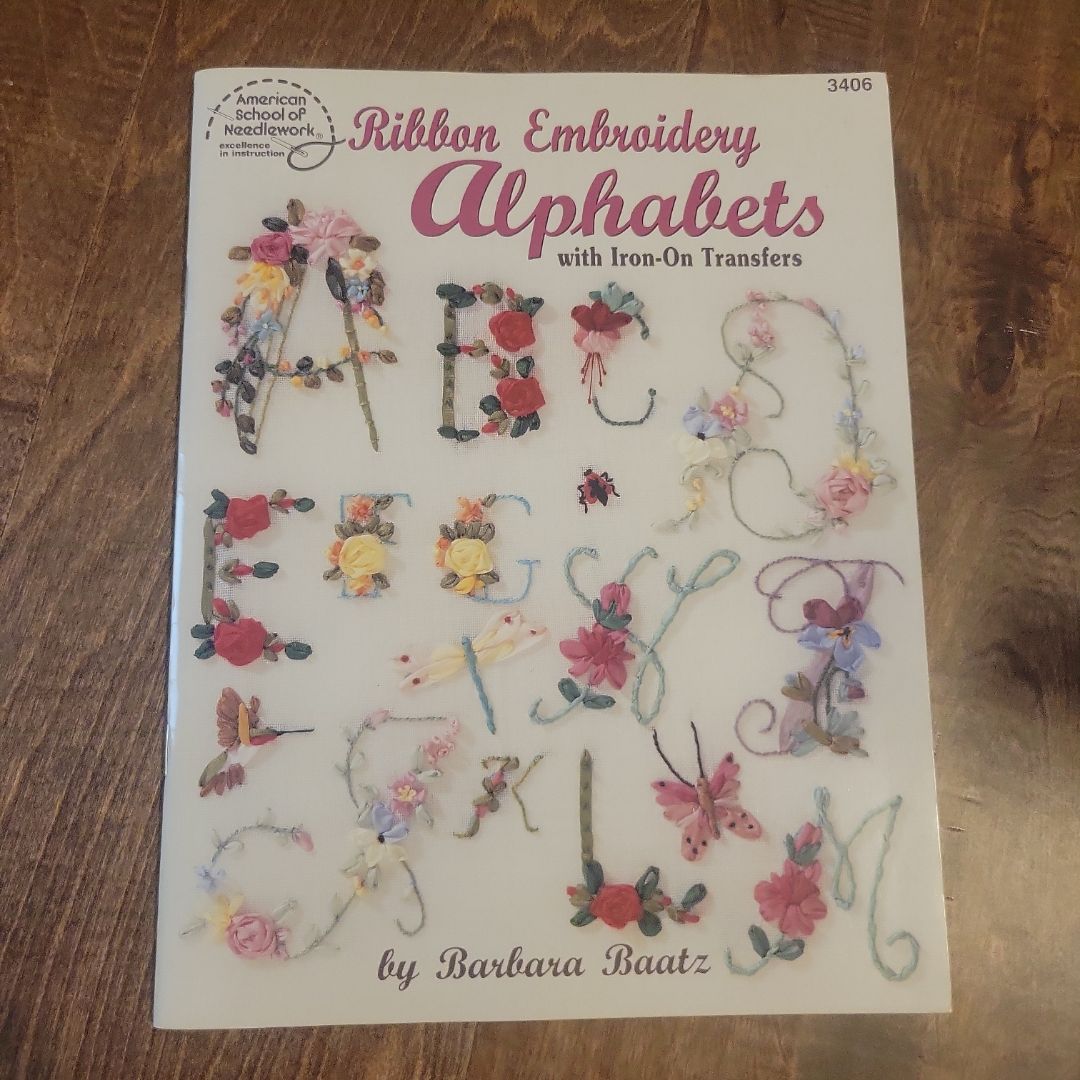 Ribbon Embroidery Alphabets 