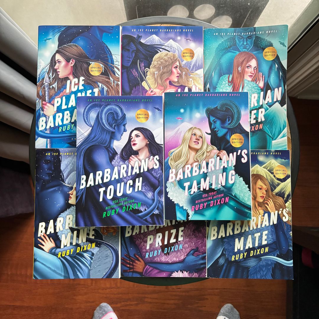 Books 1-8 of the Ice Planet Barbarians Series