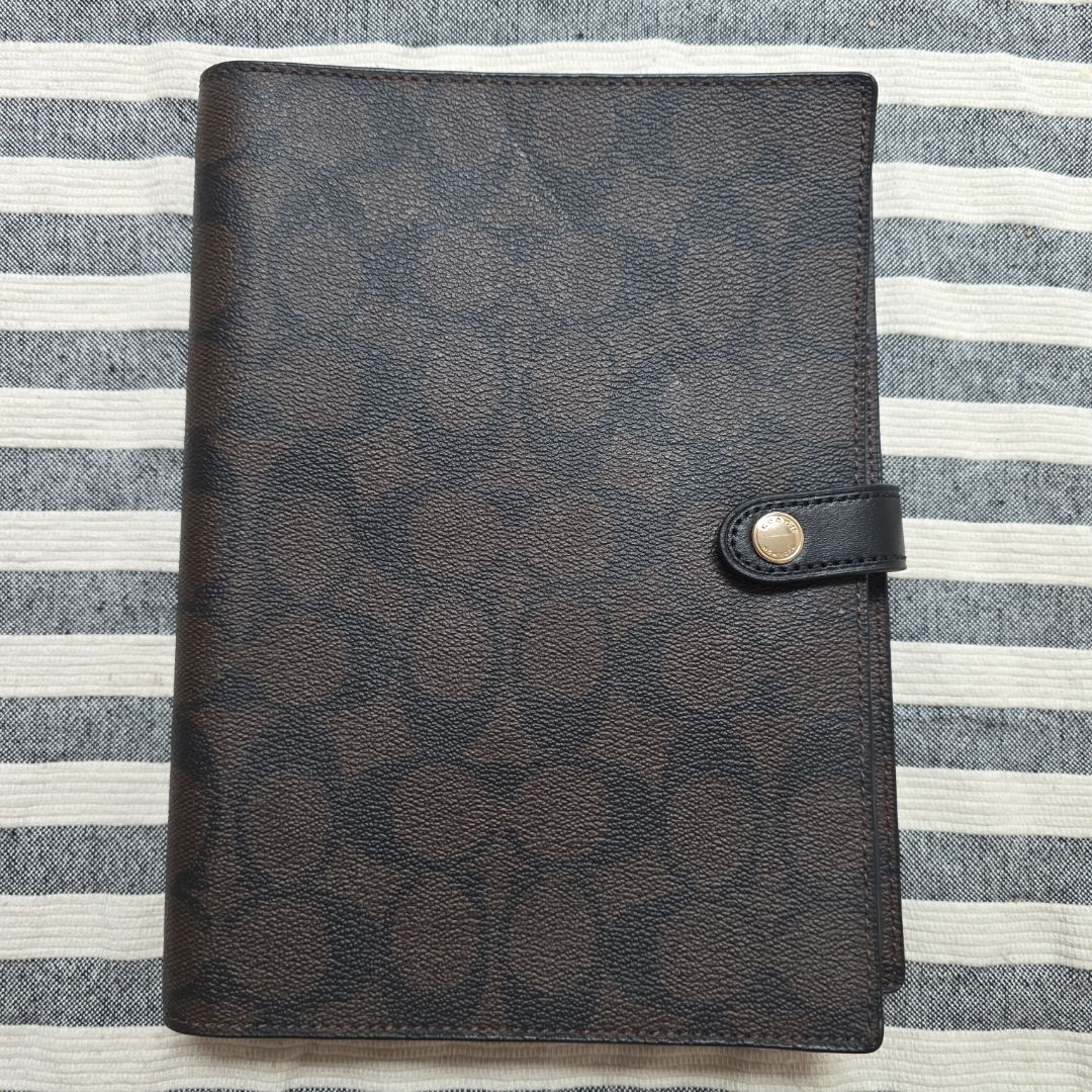 Coach Spiral Notepad