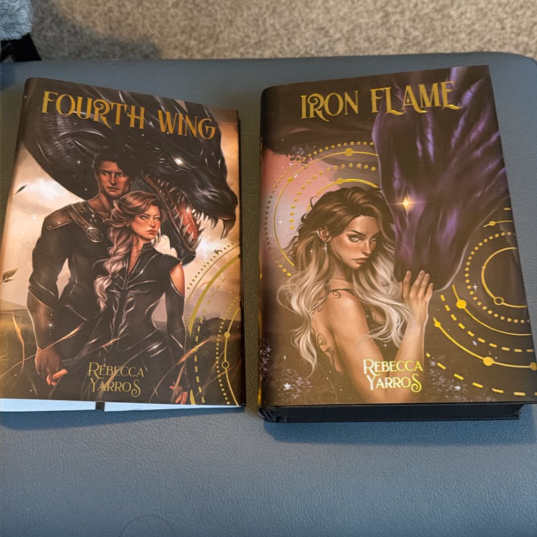 A touch of magic designs fourthwing and ironflame dustjackets 