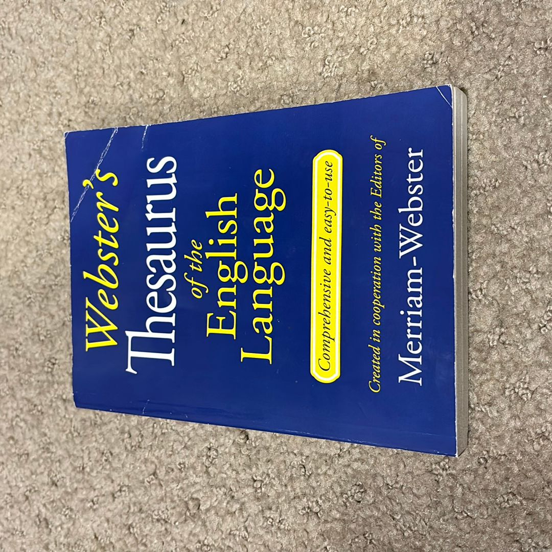 Webster’s Thesaurus of the English Language