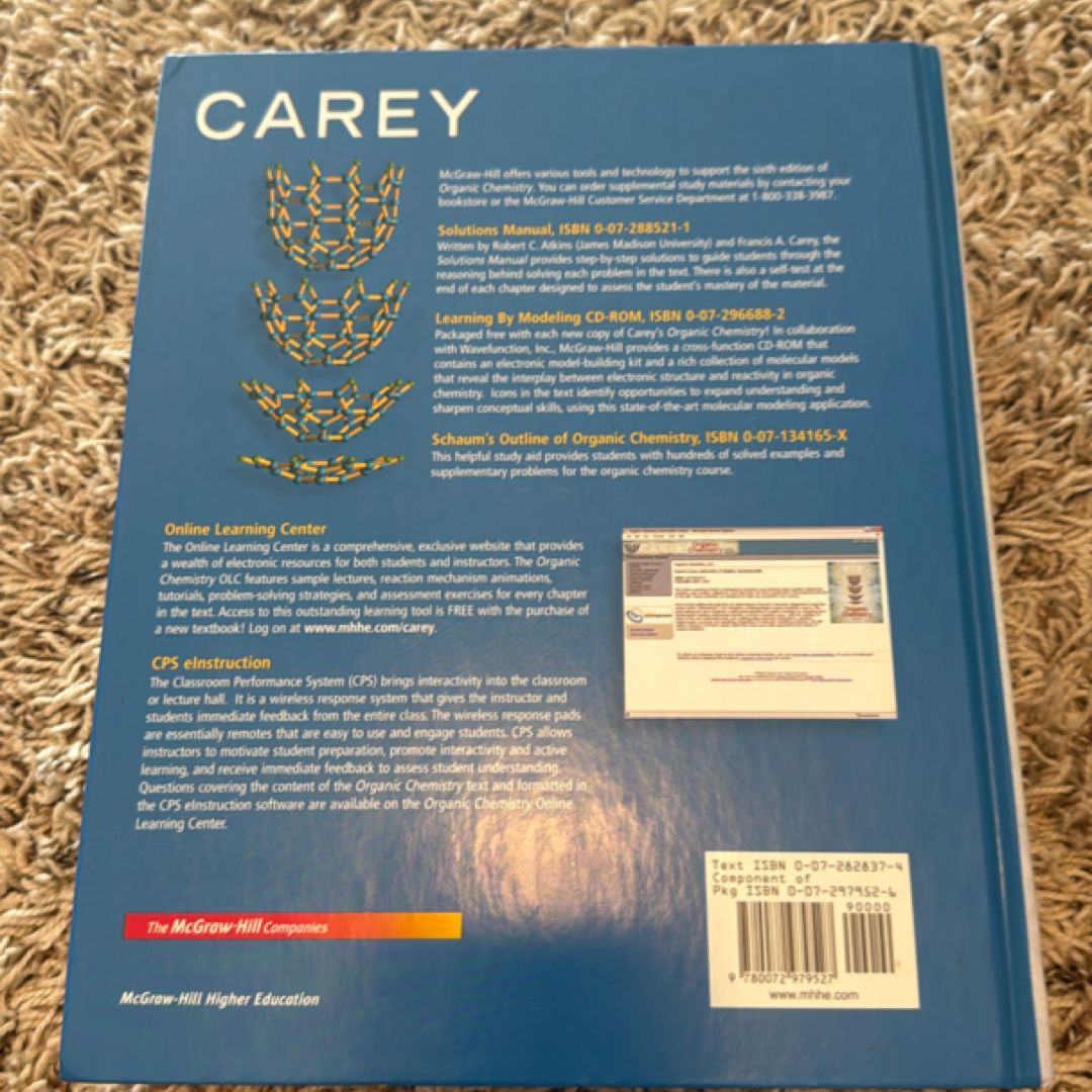 Organic Chemistry with Olc and Learning by Modeling by Francis A. Carey