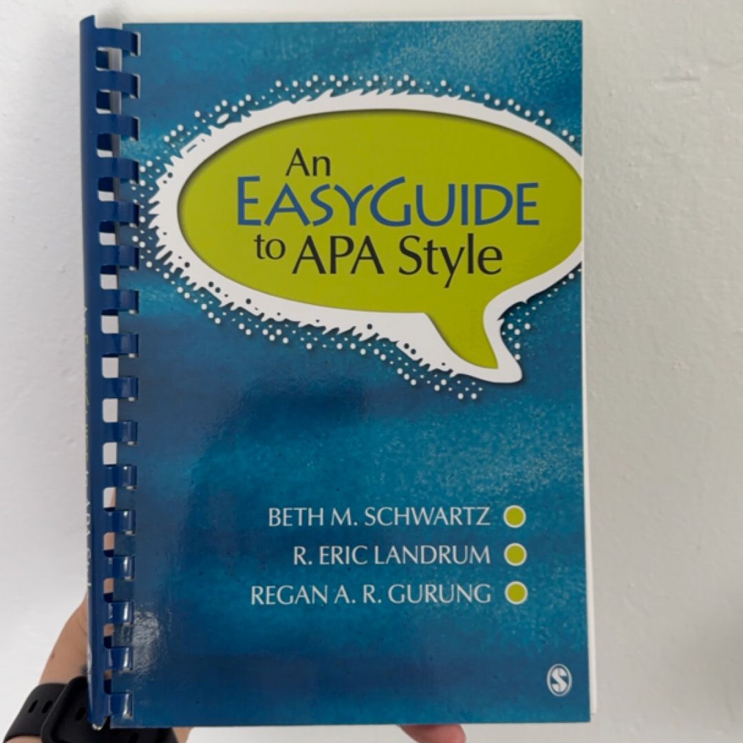An Easy Guide to APA Style