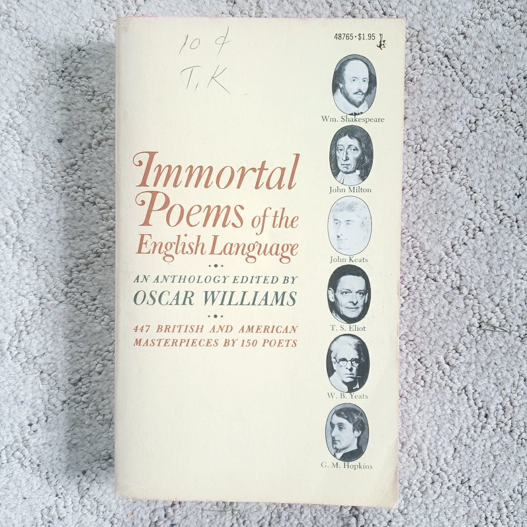 Immortal Poems of the English Language: An Anthology (28th Printing, 1975)