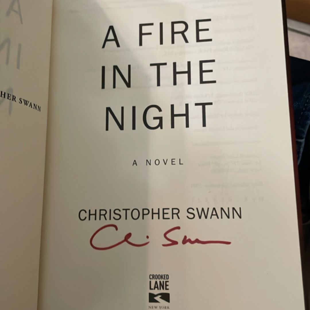 A Fire in the Night - signed 